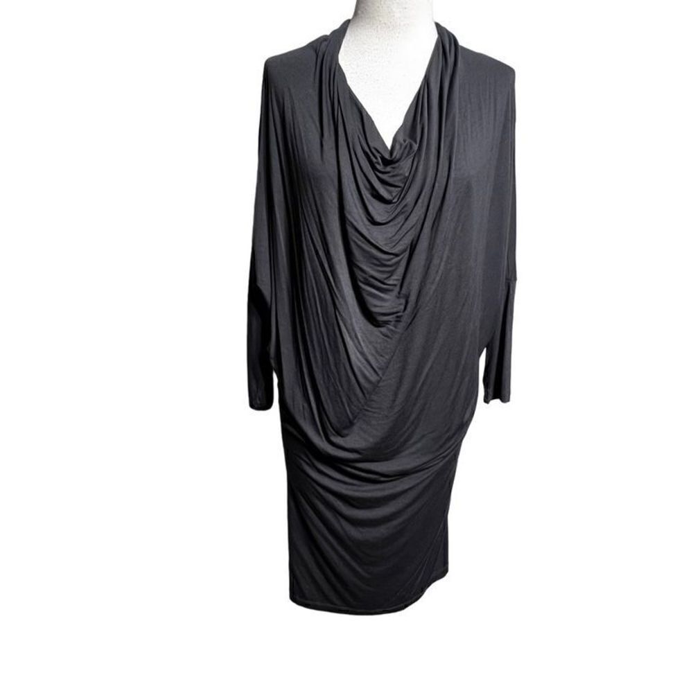 Vyda Victoria Sexy Long Sleeve Knit Cowl-neck Bodycon Dress Size Small